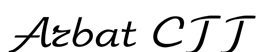 Arbat CTT Font Download Free
